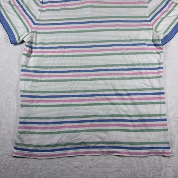 Izod Advantage Performance Golf Polo Shirt Mens Large Striped Performance Casual - Picture 10 of 13